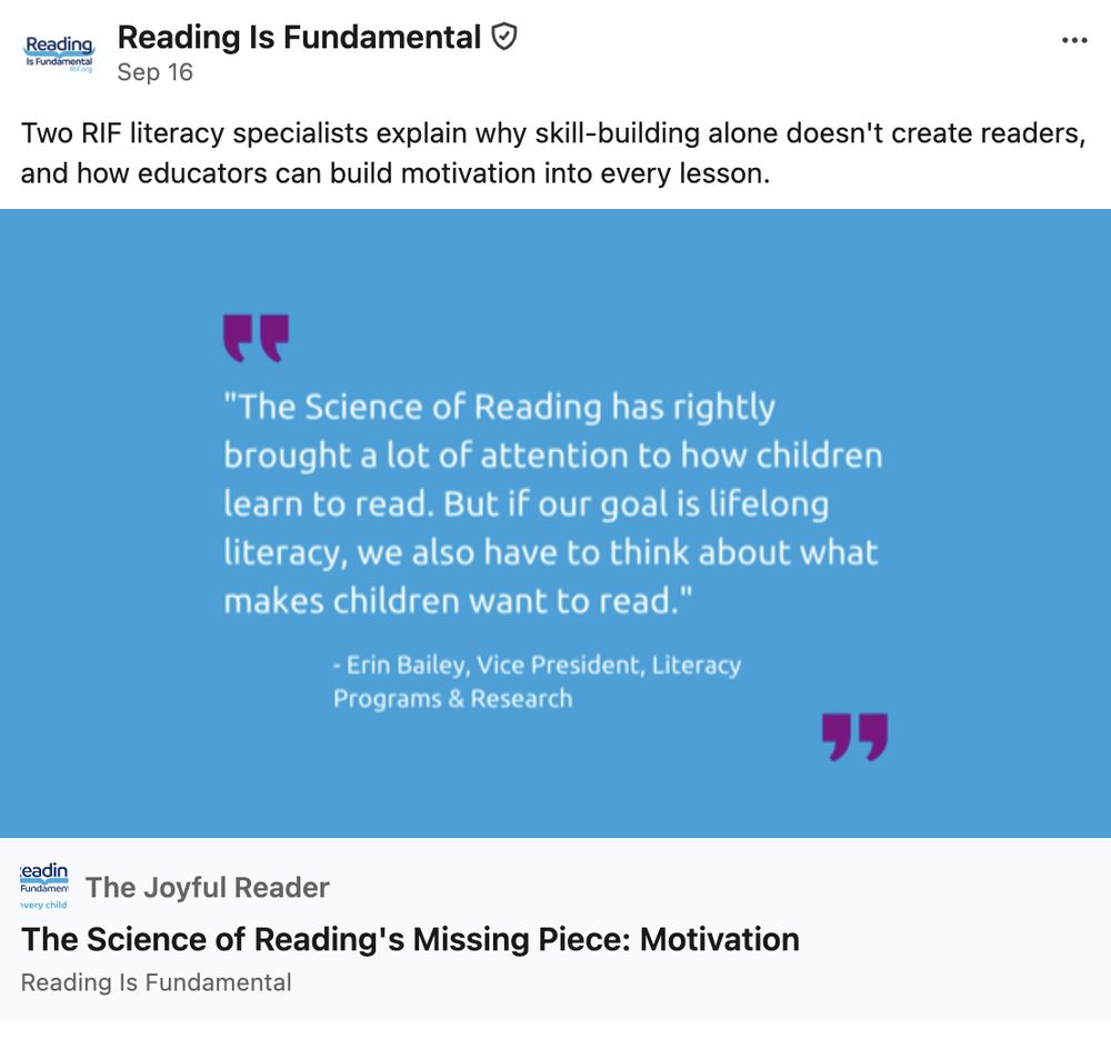 The Joyful Reader newsletter edition on LinkedIn